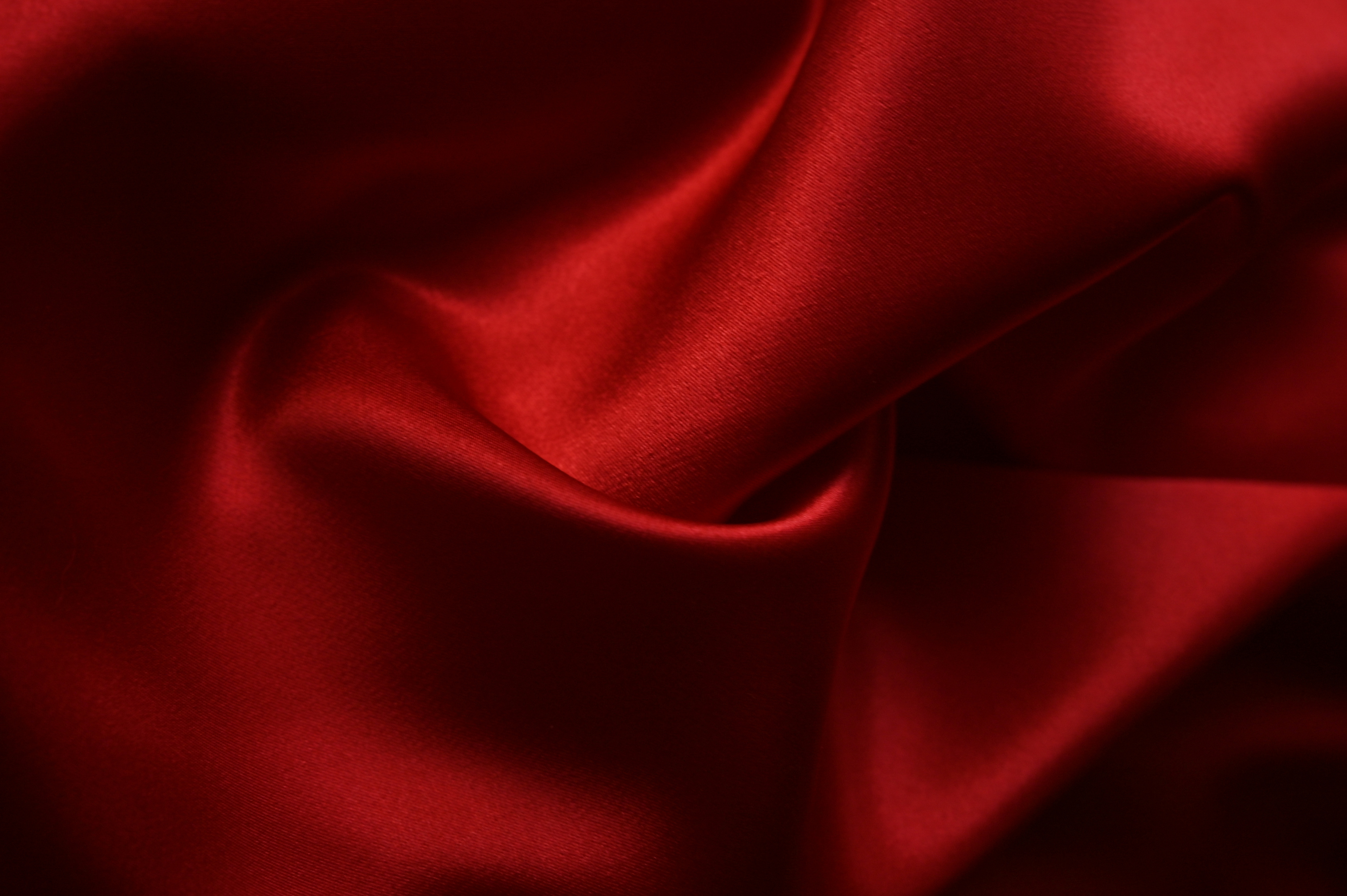 Wrinkled Red Silk